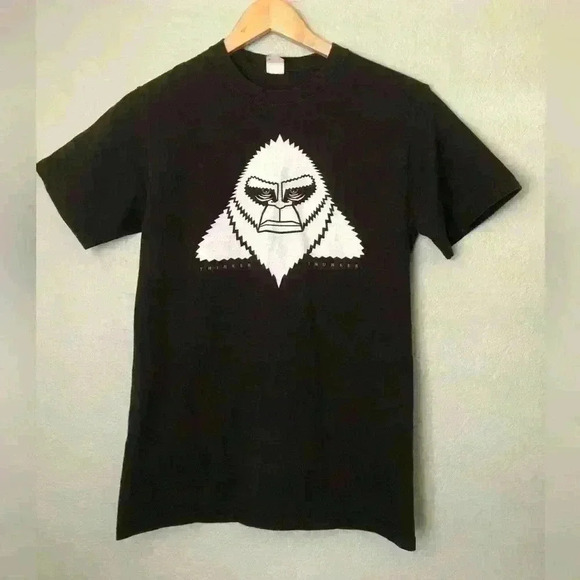 Thinker Tunker Big Foot Sasquatch Black t-shirt Mens Small - Picture 1 of 6